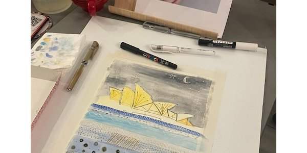 Paint & Sip, à Four Frogs